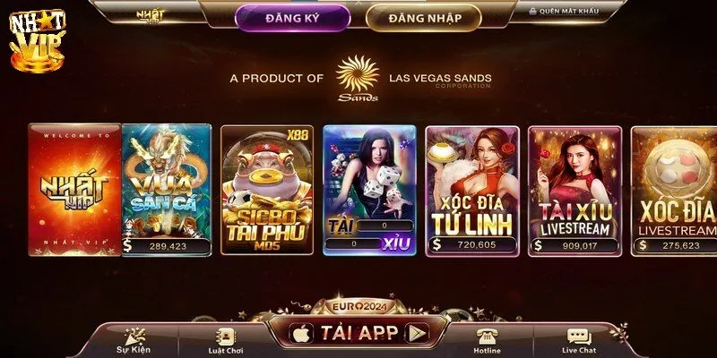 Giới thiệu khái quát về cổng trò chơi online Nhatvip